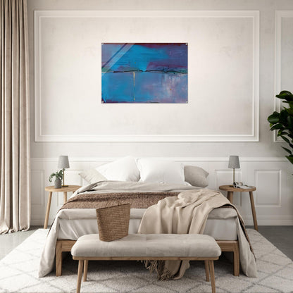 Zone Blue, 1994- - Helen Frankenthaler Acrylic Print - 70x100 cm / 28x40″ inches