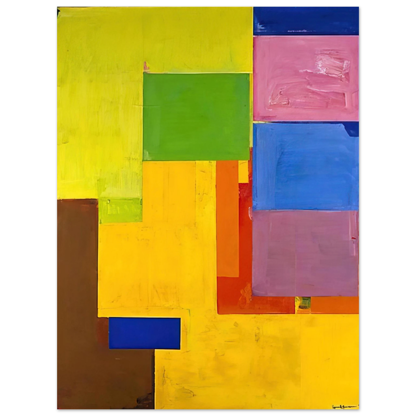 Hans Hofmann - Veluti in Speculum  75x100 cm / 30x40inches Fine Art Poster