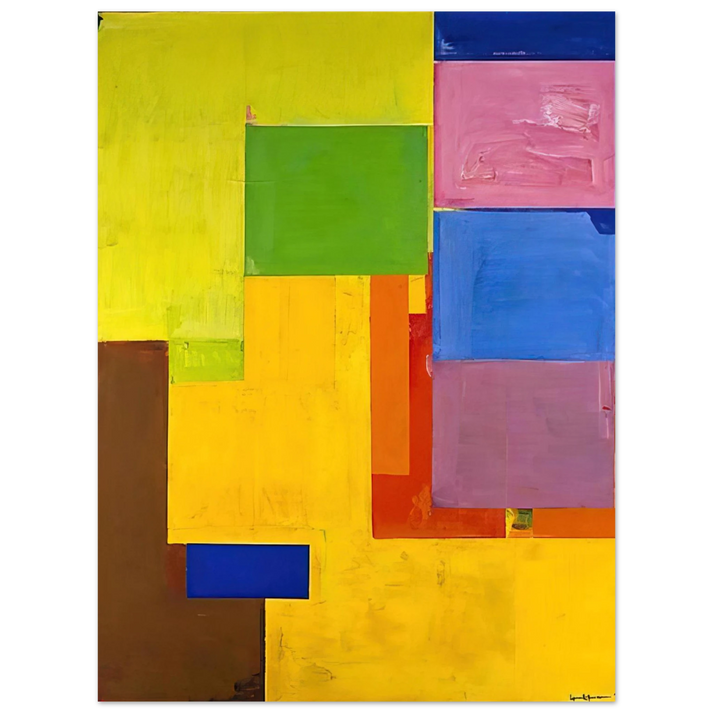Hans Hofmann - Veluti in Speculum  75x100 cm / 30x40inches Fine Art Poster
