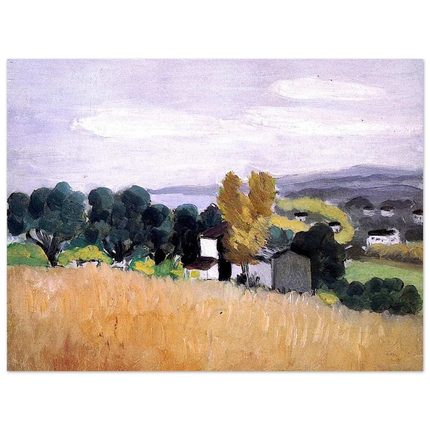 Henri Matisse - AUTUMN IN CAGNES 1918  75x100 cm / 30x40inches Fine Art Poster
