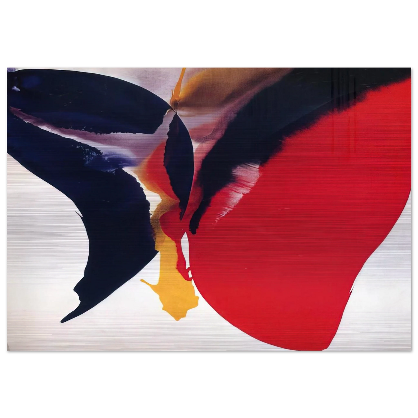 Untitled - Color Field Painting, Lyrical Abstraction - Paul Jenkins Brushed Aluminum Print - 70x100 cm / 28x40 inches | Paul Jenkins Aluminum Print | Paul Jenkins Prints