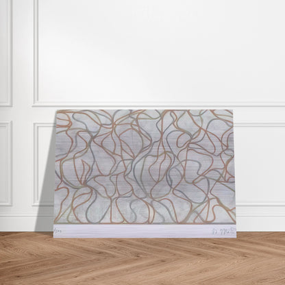 Distant Muses - 2000 - Brice Marden Brushed Aluminum Print - 70x100 cm / 28x40 inches | Brice Marden Aluminum Print | Brice Marden Prints