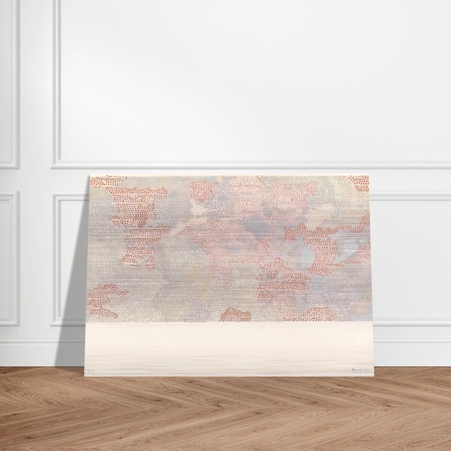 MASKELYNE DA REGION OF THE MOON FROM THE SERIES LUNAR MAPS 1972 - Nancy Graves Brushed Aluminum Print - 70x100 cm / 28x40 inches | Nancy Graves Aluminum Print | Nancy Graves Prints