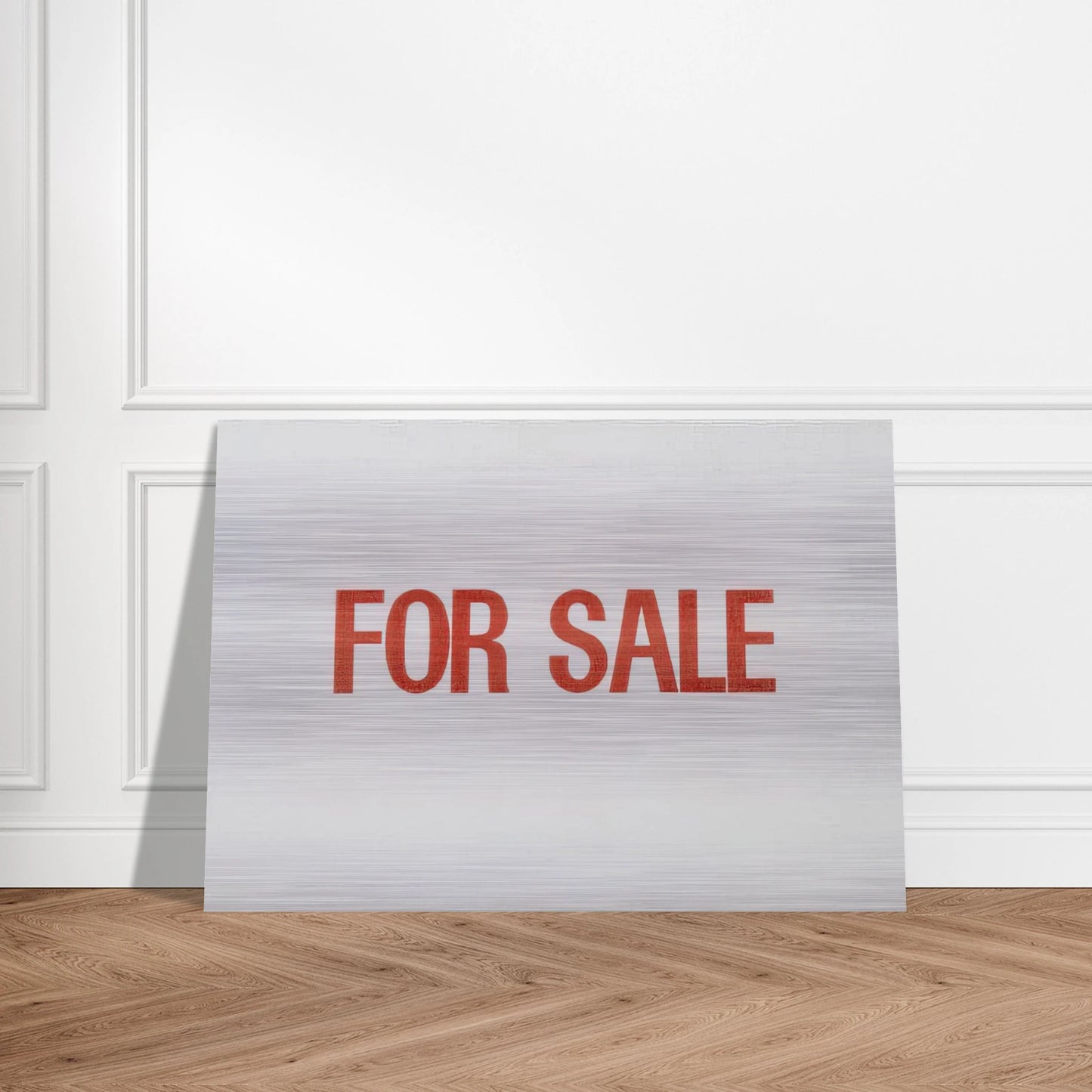 For Sale - 1962 - Billy Apple Brushed Aluminum Print - 70x100 cm / 28x40 inches | Billy Apple Aluminum Print | Billy Apple Prints