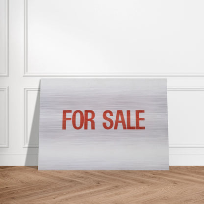 For Sale - 1962 - Billy Apple Brushed Aluminum Print - 70x100 cm / 28x40 inches | Billy Apple Aluminum Print | Billy Apple Prints