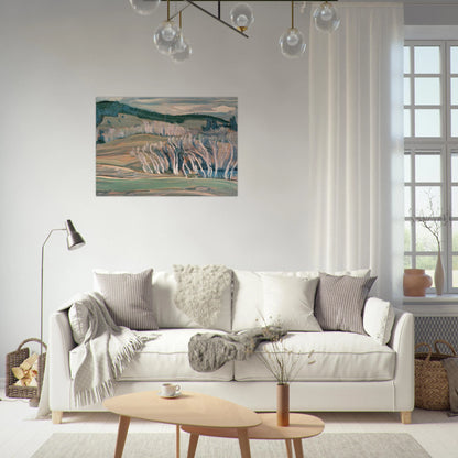 Spring, Caribou Country - 1949 - A.Y. Jackson Brushed Aluminum Print - 70x100 cm / 28x40 inches | A.Y. Jackson Aluminum Print | A.Y. Jackson Prints