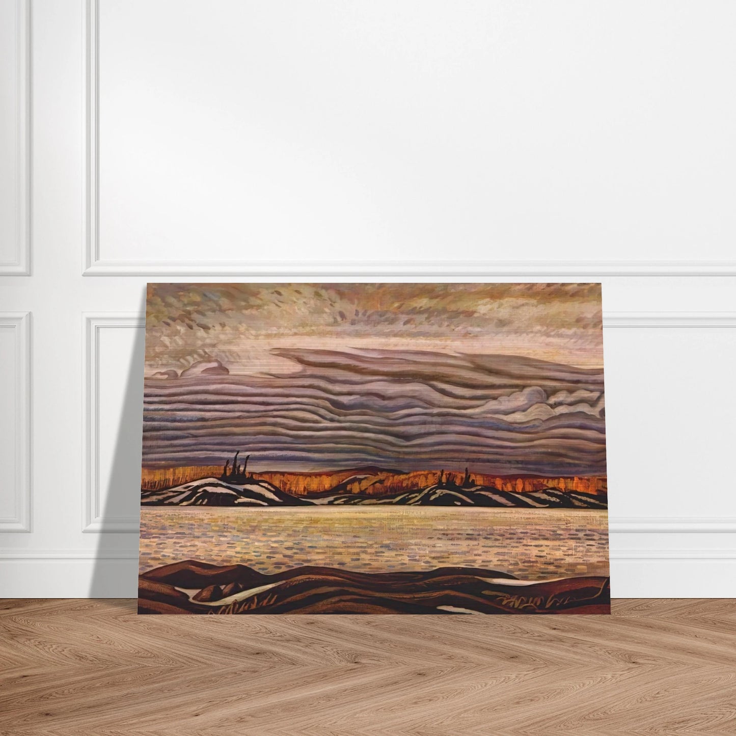 Algoma in November - 1935 - A.Y. Jackson Brushed Aluminum Print - 70x100 cm / 28x40 inches | A.Y. Jackson Aluminum Print | A.Y. Jackson Prints