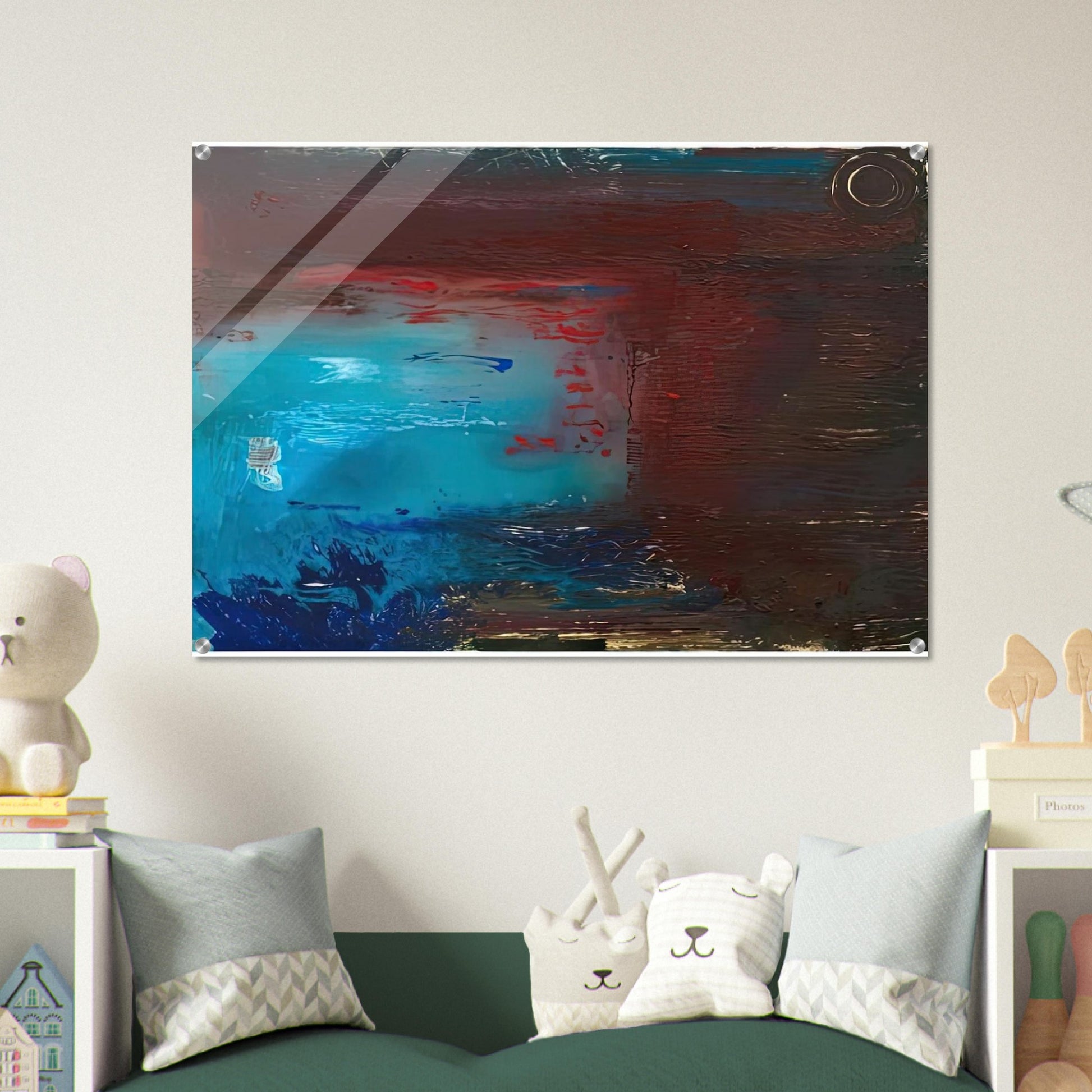 Borrowed Dream, 1992- - Helen Frankenthaler Acrylic Print - 70x100 cm / 28x40″ inches