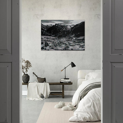 Hinterstein - Expressionism - Konrad Zuse Brushed Aluminum Print - 70x100 cm / 28x40 inches | Konrad Zuse Aluminum Print | Konrad Zuse Prints