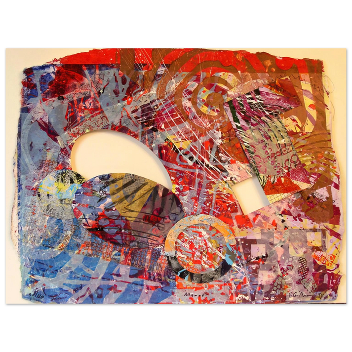 Sam Gilliam - Manet III  75x100 cm / 30x40inches Fine Art Poster