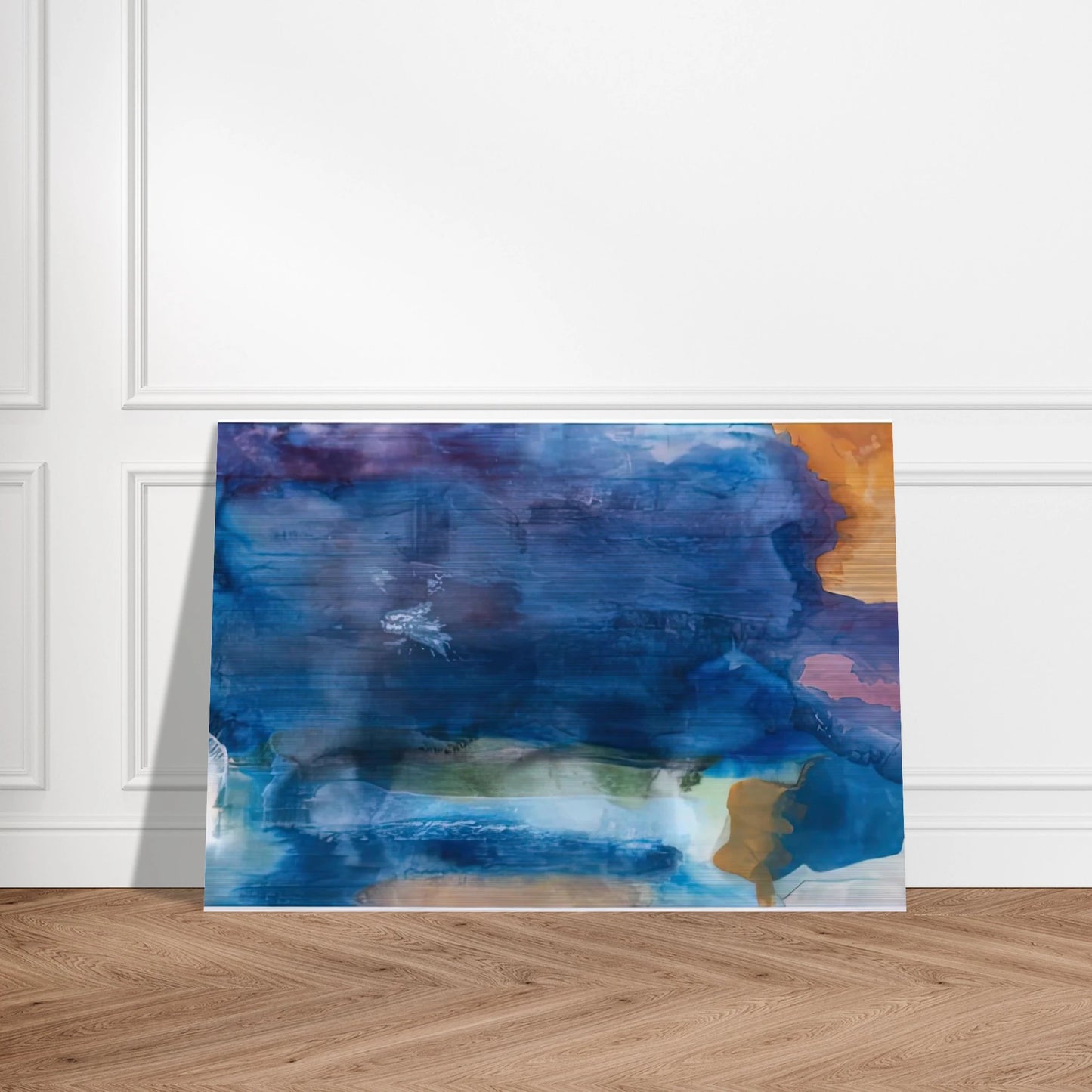 Riverhead, 1963-64- - Helen Frankenthaler Brushed Aluminum Print - 70x100 cm / 28x40 inches | Helen Frankenthaler Aluminum Print | Helen Frankenthaler Prints