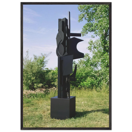 NIGHT TREE 1971 - Louise Nevelson 70x100 cm / 28x40 inches Framed Art Print – Black Wooden Frame