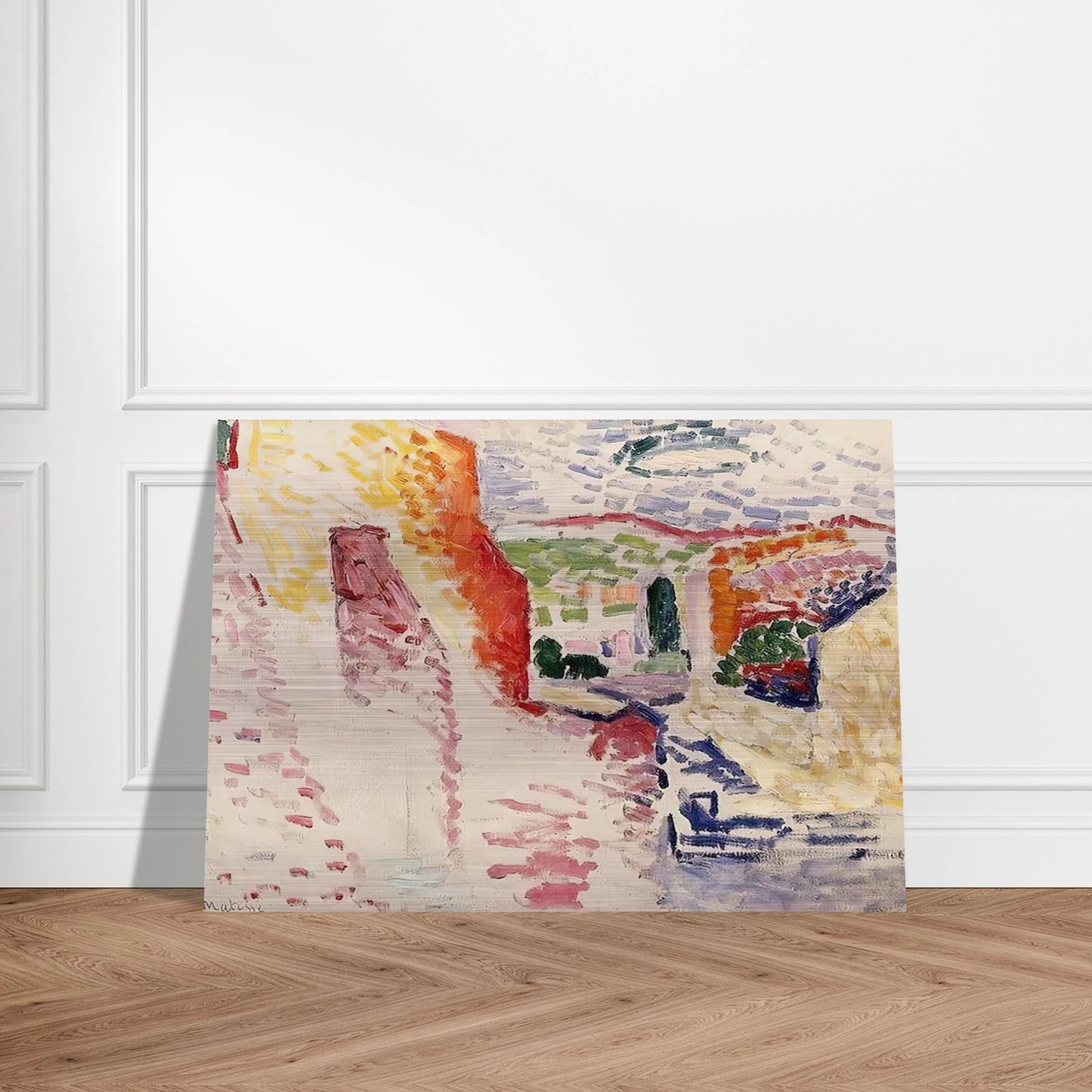 SUN STREET 1905 - Henri Matisse Brushed Aluminum Print - 70x100 cm / 28x40 inches | Henri Matisse Aluminum Print | Henri Matisse Prints