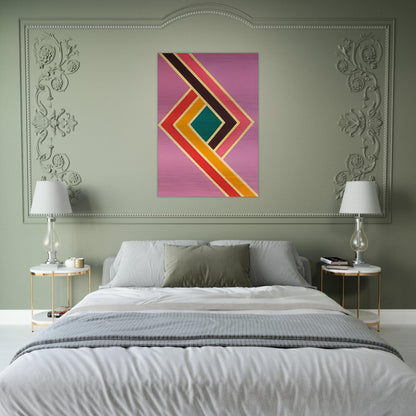 Comet I - Sam Gilliam Brushed Aluminum Print - 70x100 cm / 28x40 inches | Sam Gilliam Aluminum Print | Sam Gilliam Prints