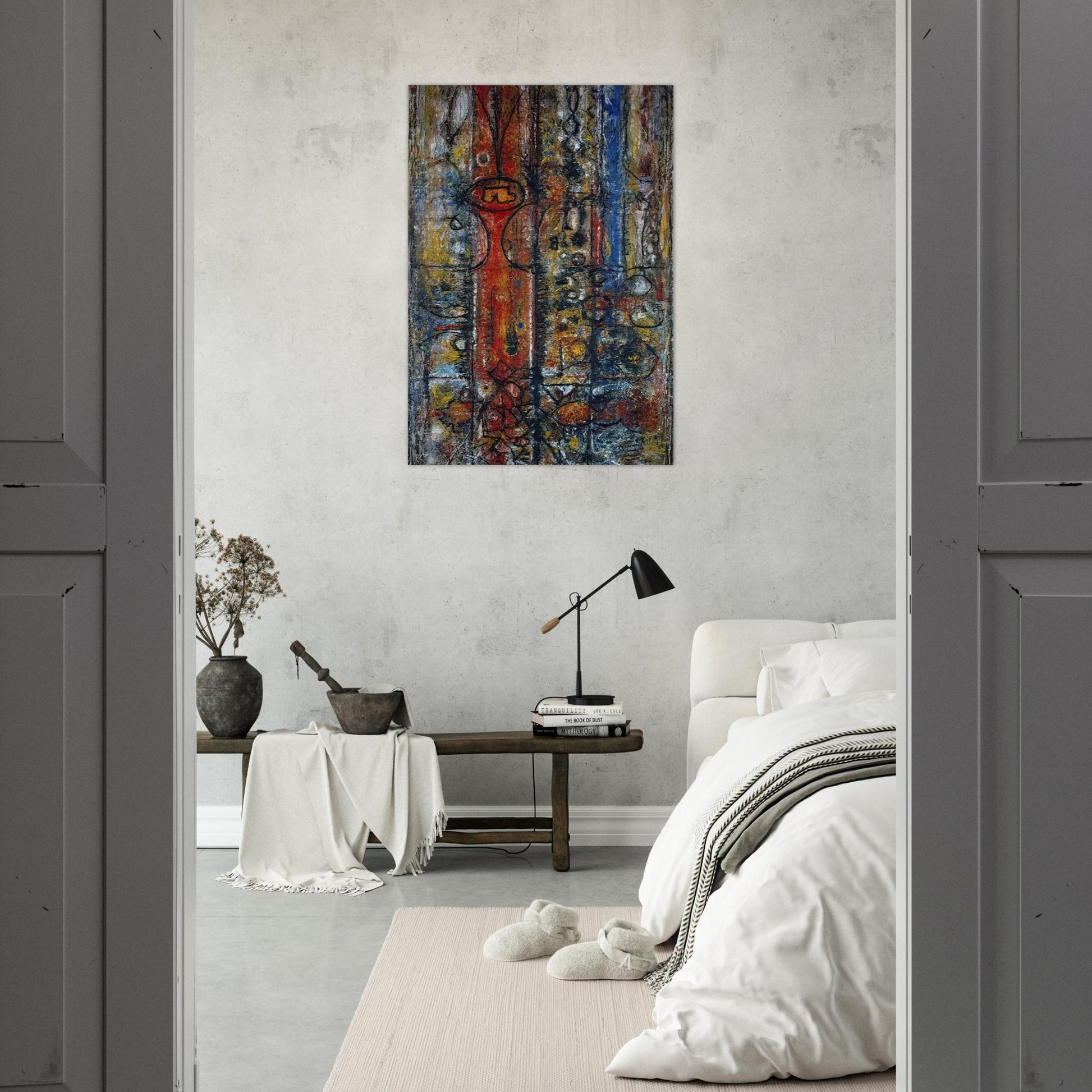 The Magnificent - 1951 - Richard Pousette-Dart Brushed Aluminum Print - 70x100 cm / 28x40 inches | Richard Pousette-Dart Aluminum Print | Richard Pousette-Dart Prints