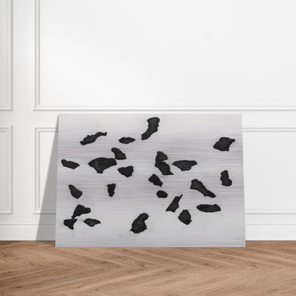 According to the Laws of Chance - Jean Arp Brushed Aluminum Print - 70x100 cm / 28x40 inches | Jean Arp Aluminum Print | Jean Arp Prints