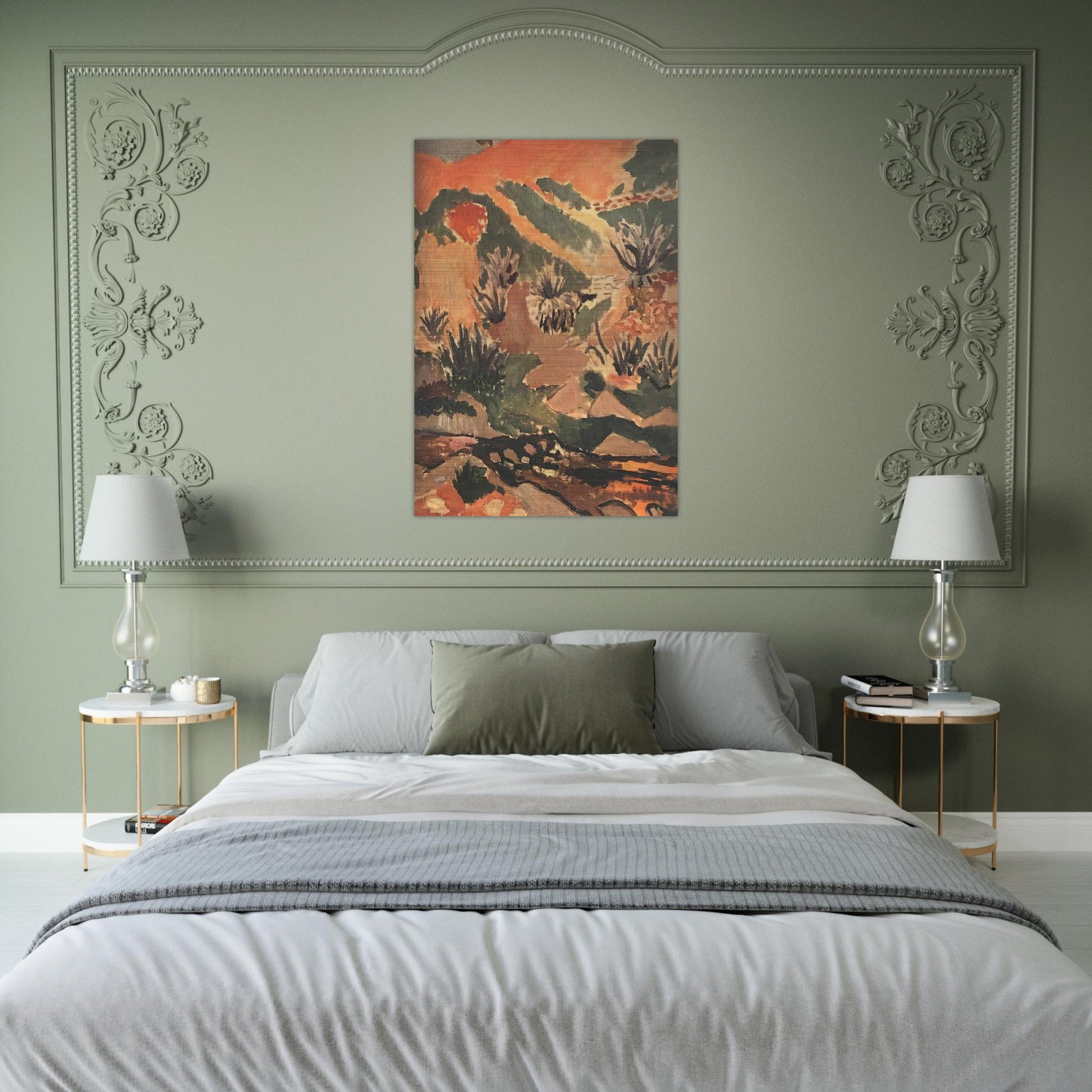 LANDSCAPE WITH BROOK BROOK WITH ALOES 1907 - Henri Matisse Brushed Aluminum Print - 70x100 cm / 28x40 inches | Henri Matisse Aluminum Print | Henri Matisse Prints
