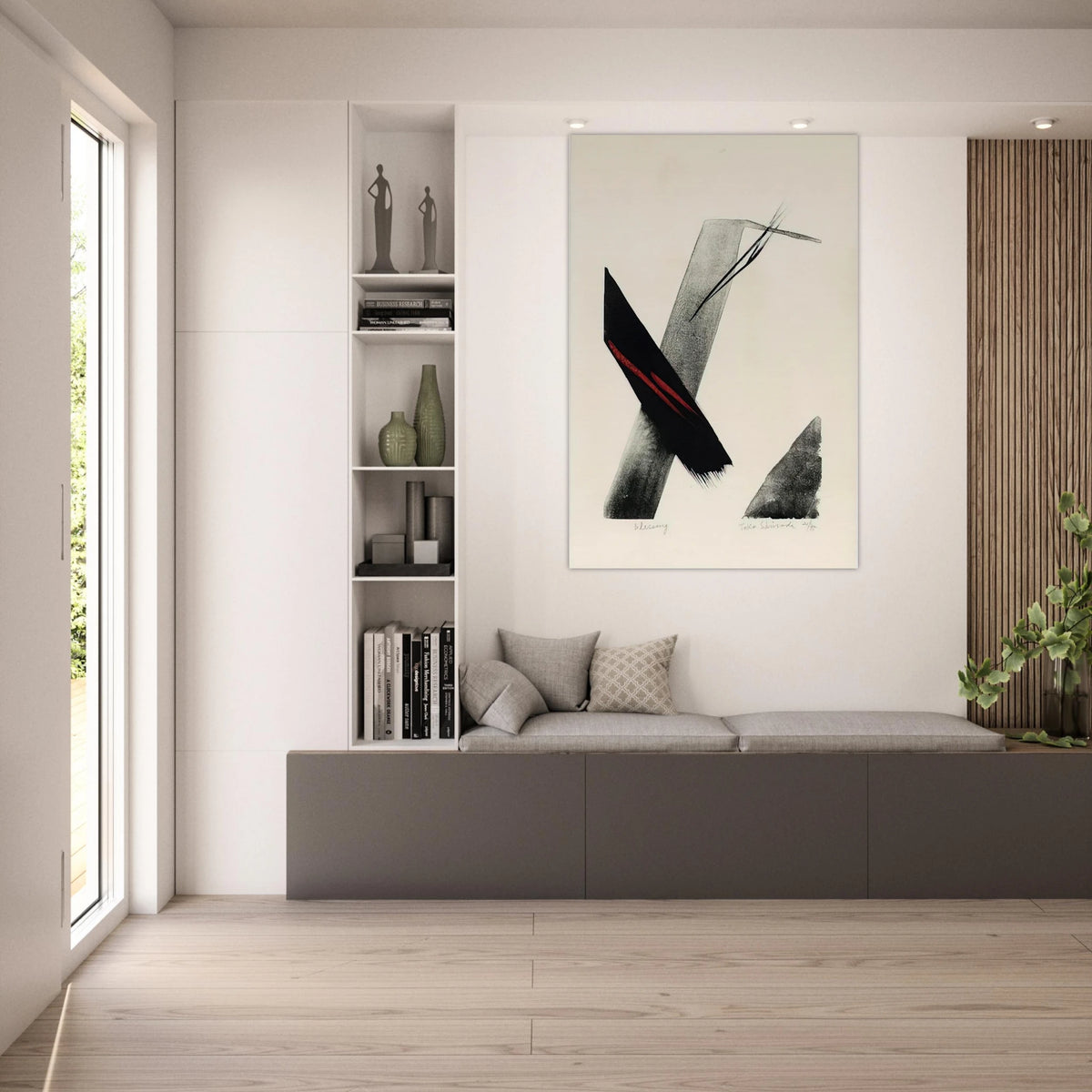 Blessing - 1983 - Toko Shinoda Art Prints - 100x150 cm / 40x60″ inches | Toko Shinoda Poster | Toko Shinoda Prints