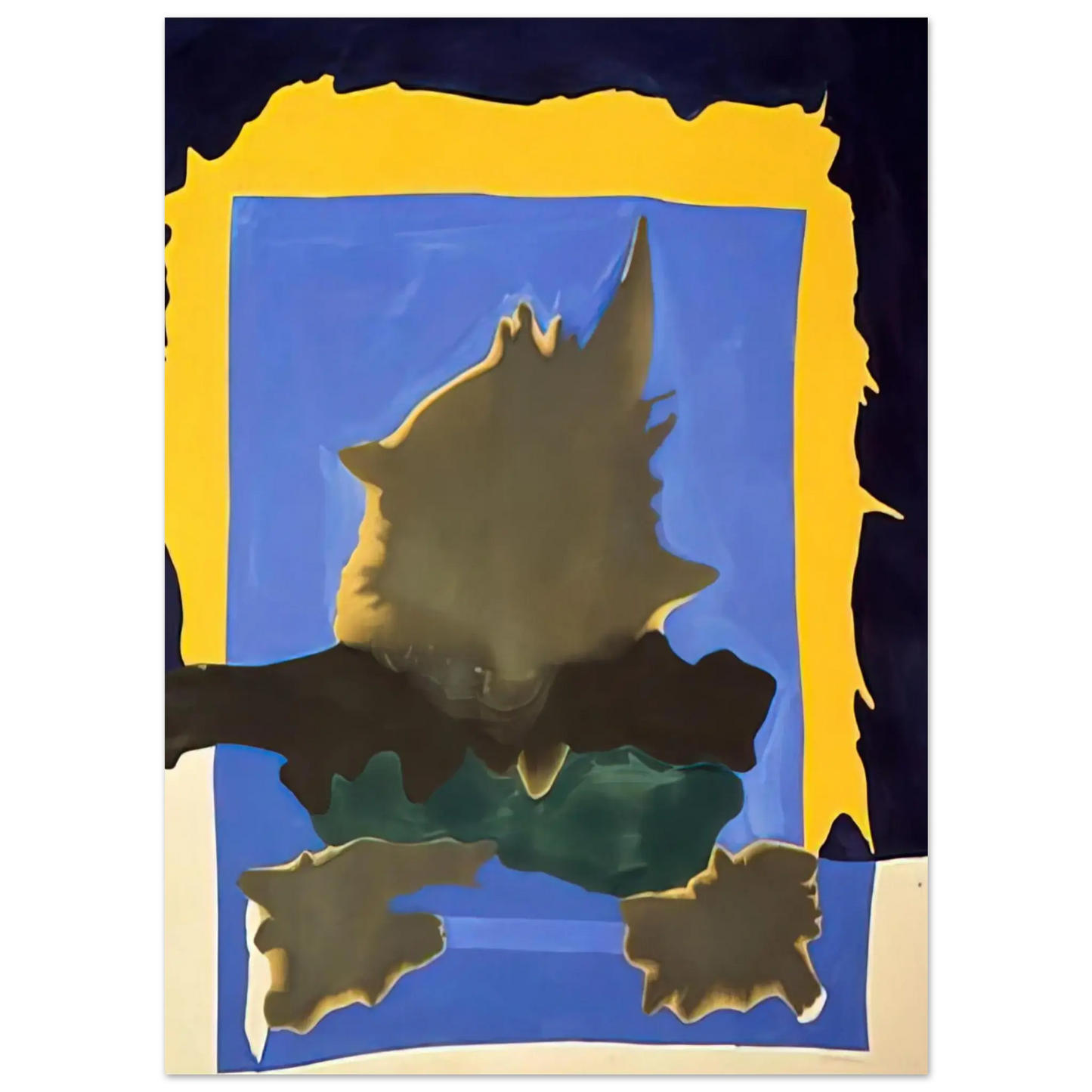 Helen Frankenthaler - Interior Landscape - 1964 Wall art - 20x25 cm / 8x10 Inches - Fine Art Poster - -