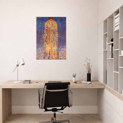 Lighthouse in Westkapelle - Piet Mondrian Brushed Aluminum Print - 70x100 cm / 28x40 inches | Piet Mondrian Aluminum Print | Piet Mondrian Prints