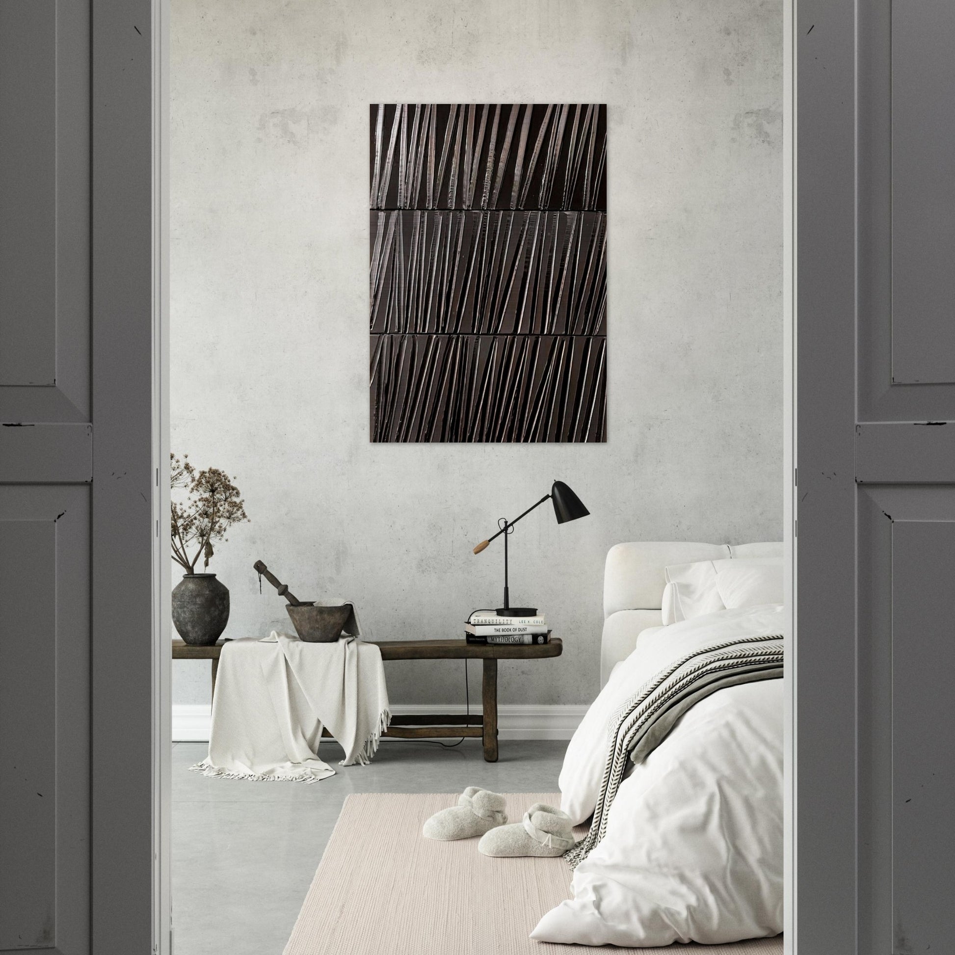 Peinture 244 x 181 cm, 23 novembre 2010 - 2010 - Pierre Soulages Brushed Aluminum Print - 70x100 cm / 28x40 inches | Pierre Soulages Aluminum Print | Pierre Soulages Prints