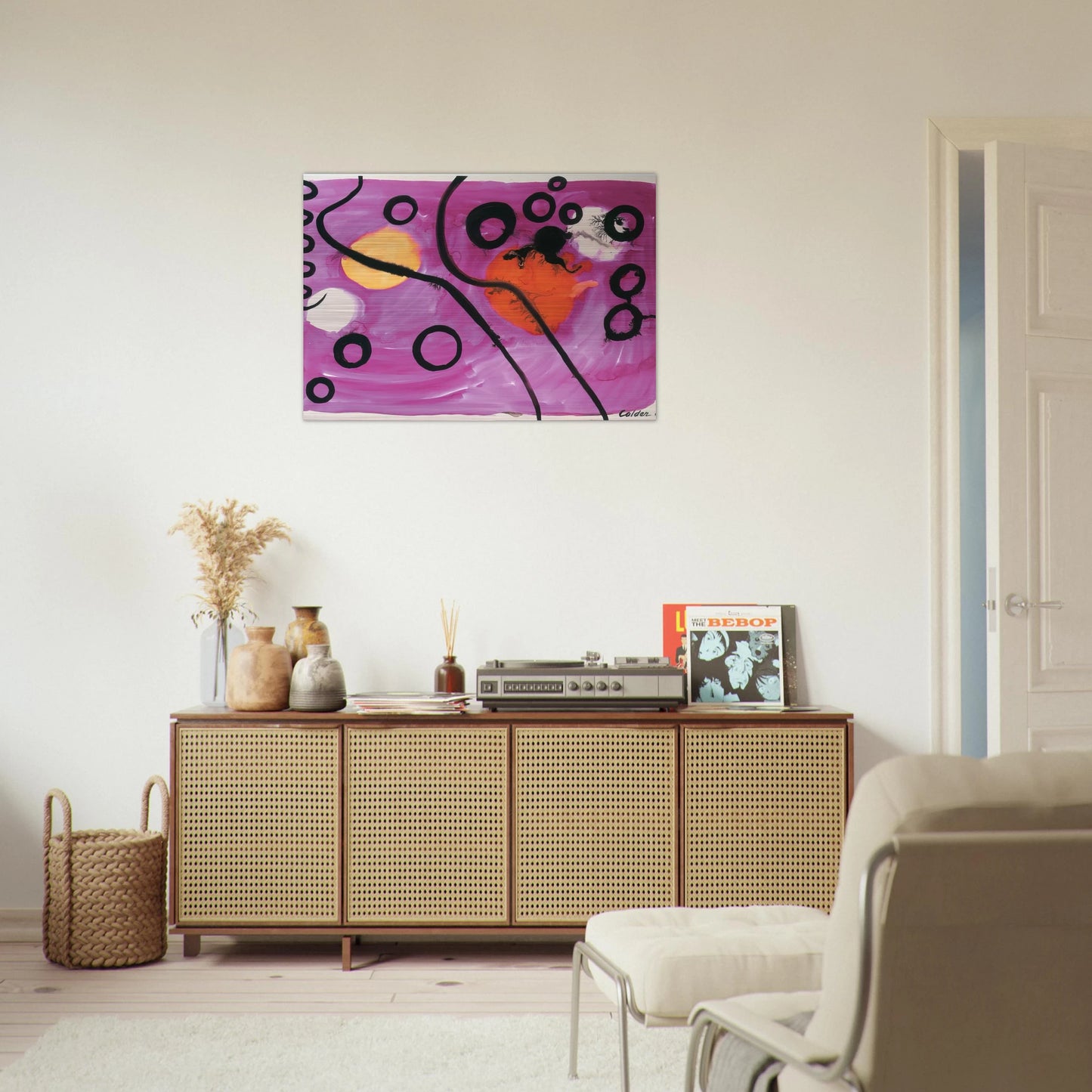 UNTITLED 1963 - Alexander Calder Brushed Aluminum Print - 70x100 cm / 28x40 inches | Alexander Calder Aluminum Print | Alexander Calder Prints
