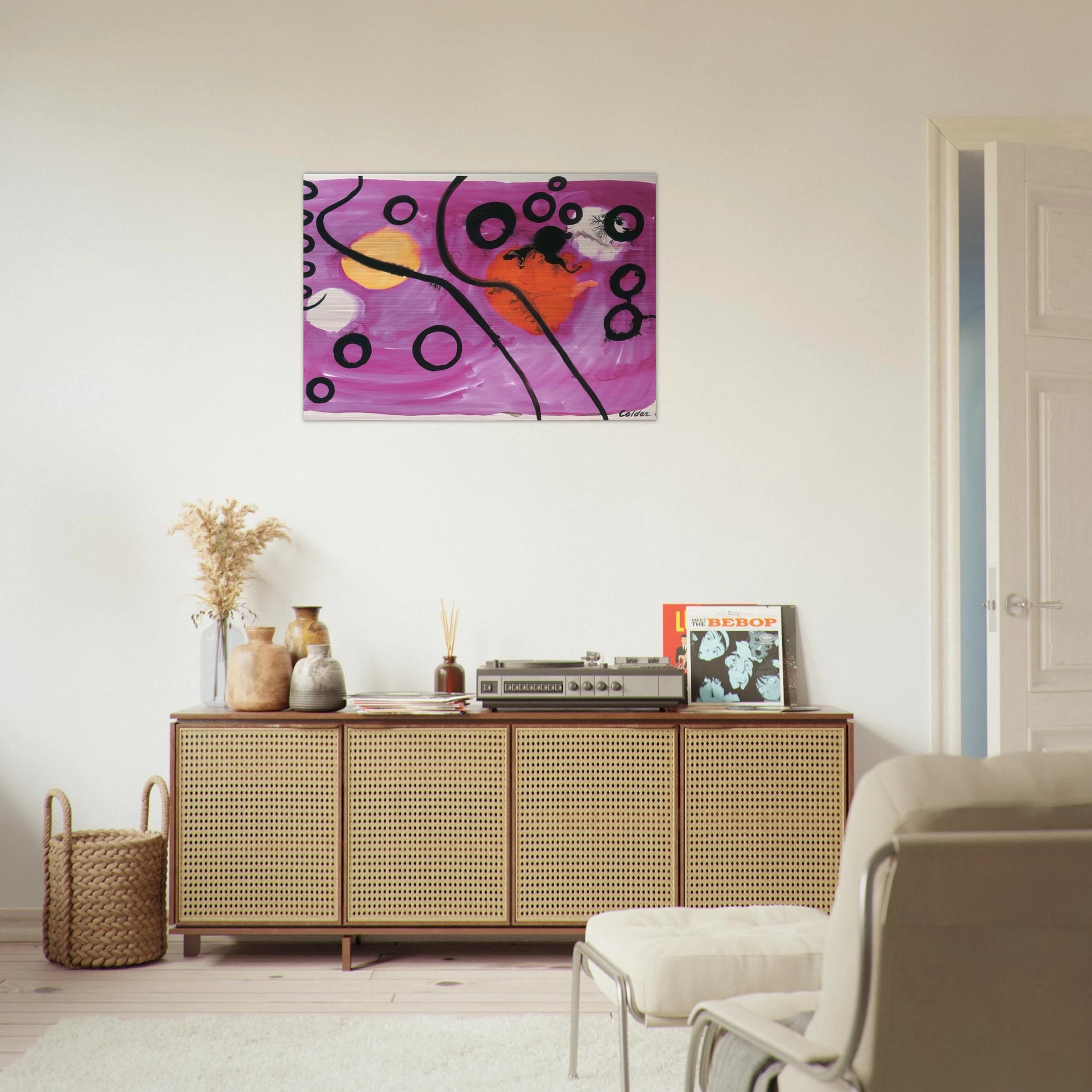 UNTITLED 1963 - Alexander Calder Brushed Aluminum Print - 70x100 cm / 28x40 inches | Alexander Calder Aluminum Print | Alexander Calder Prints