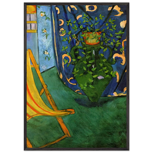 CORNER OF THE ARTIST S STUDIO 1912 - Henri Matisse 70x100 cm / 28x40 inches Framed Art Print – Black Wooden Frame