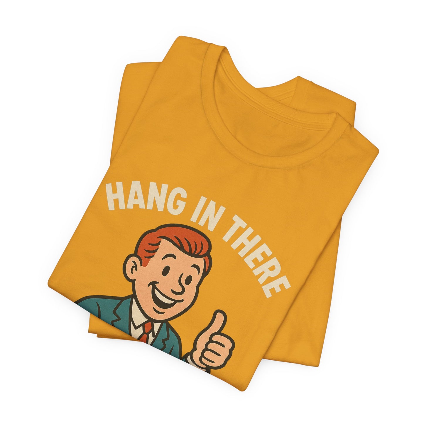 Camiseta divertida con cita sarcástica "Aguanta, que empeora", humor negro, camiseta gráfica divertida.
