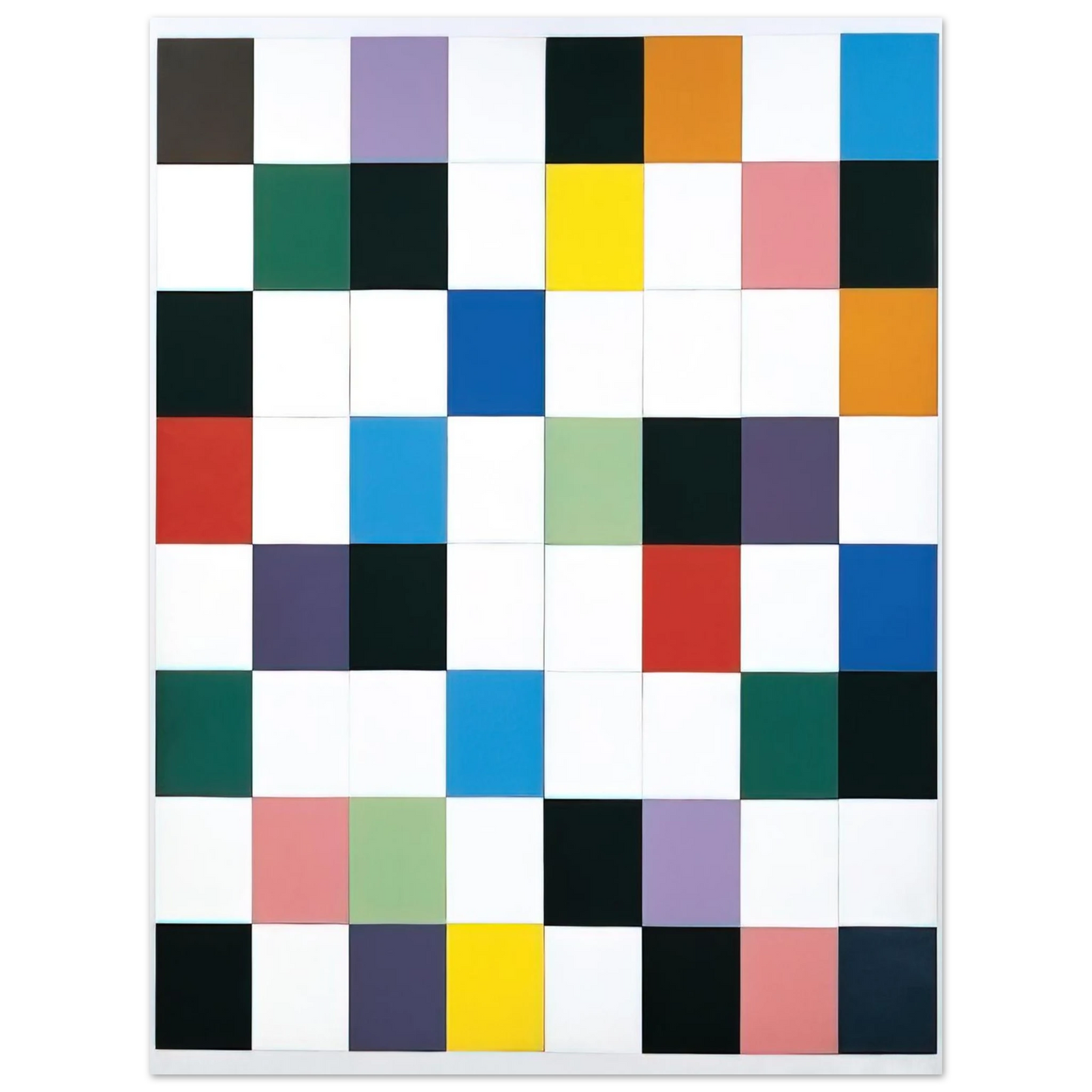 Ellsworth Kelly - Colors for a Large Wall  75x100 cm / 30x40inches Fine Art Poster