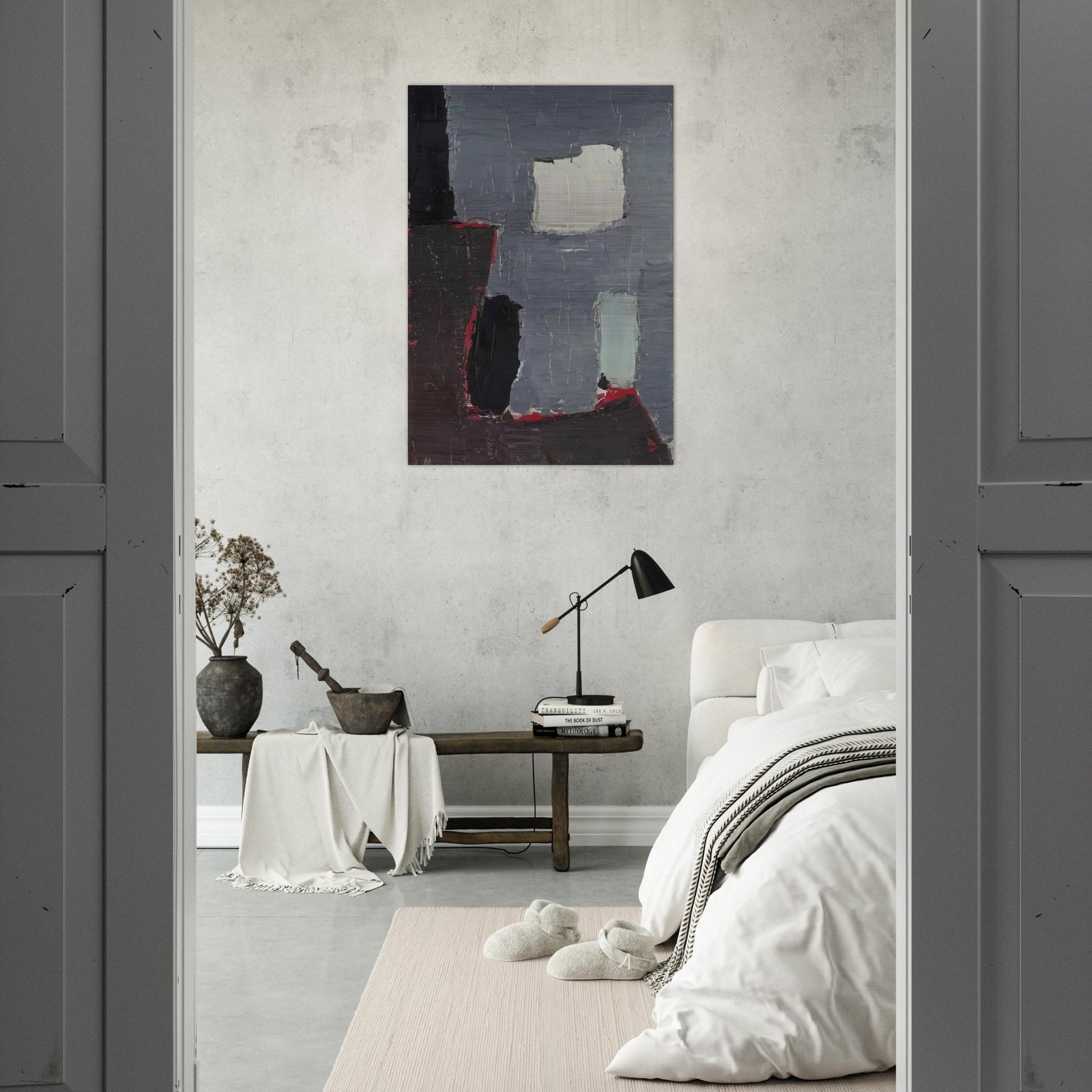 Composition - 1950 - Nicolas de Stael Brushed Aluminum Print - 70x100 cm / 28x40 inches | Nicolas de Stael Aluminum Print | Nicolas de Stael Prints