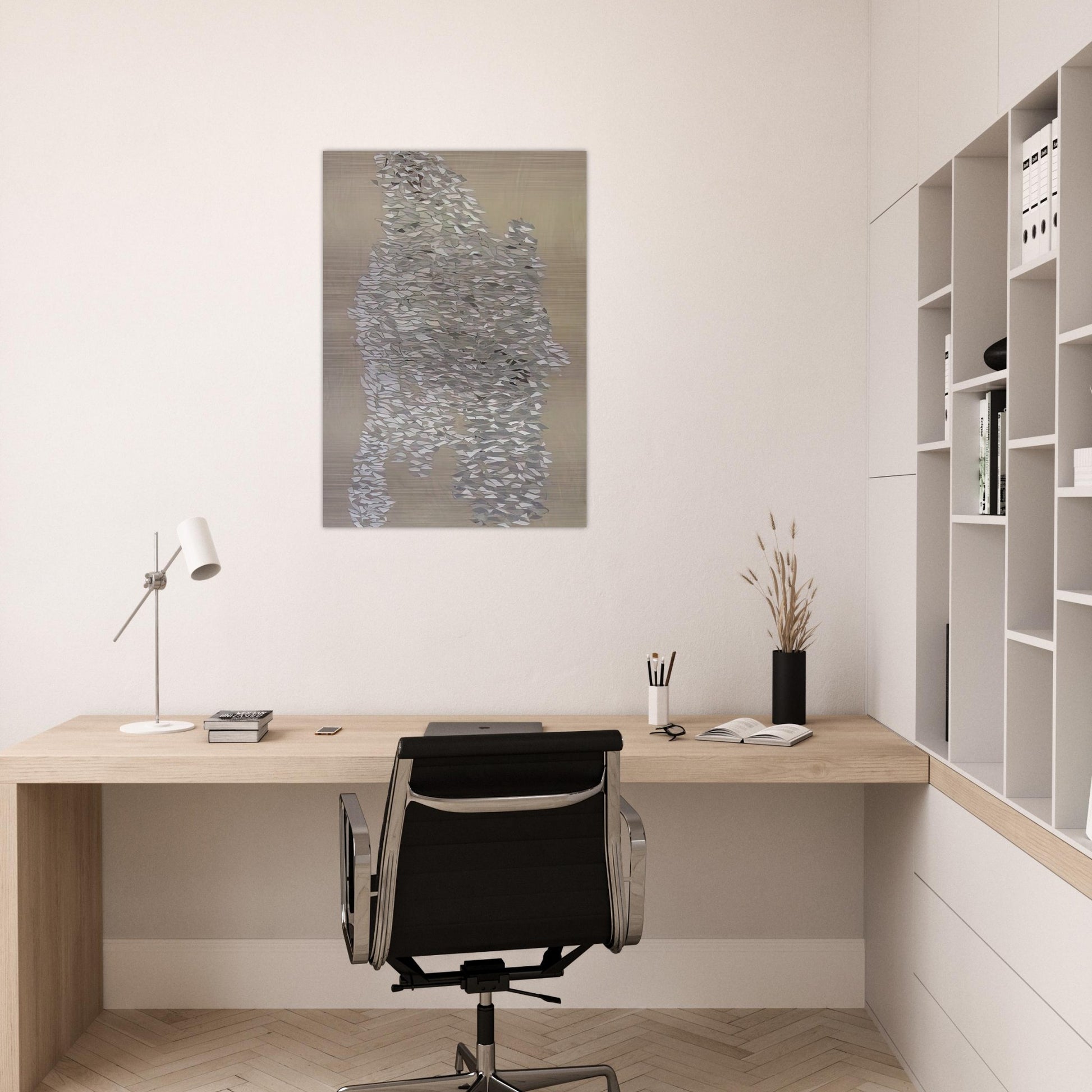 Impact - 1971 - Robert Goodnough Brushed Aluminum Print - 70x100 cm / 28x40 inches | Robert Goodnough Aluminum Print | Robert Goodnough Prints