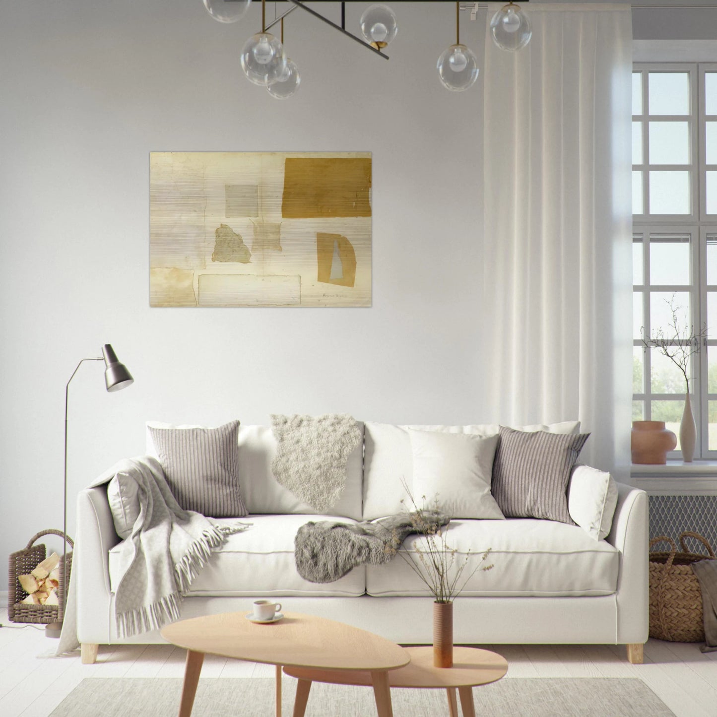Gray Collage - 1953 - Anne Ryan Brushed Aluminum Print - 70x100 cm / 28x40 inches | Anne Ryan Aluminum Print | Anne Ryan Prints