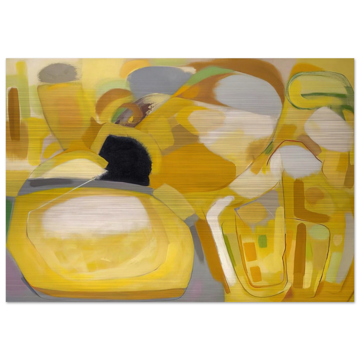 Desert Landscape - 1951 - John Ferren Brushed Aluminum Print - 70x100 cm / 28x40 inches | John Ferren Aluminum Print | John Ferren Prints