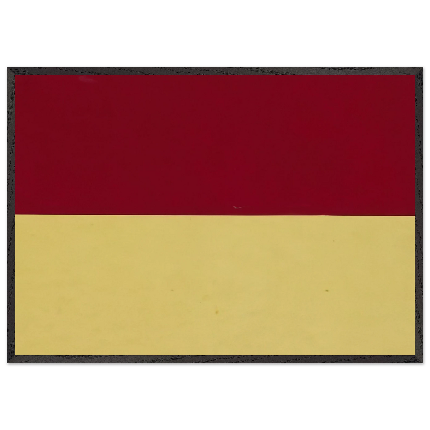 Red and Yellow - Ellsworth Kelly 70x100 cm / 28x40 inches Framed Art Print – Black Wooden Frame