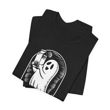 Solo un papá que siempre regresaba con leche camiseta de Halloween - Camiseta de manga corta unisex