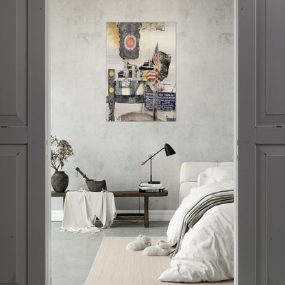 CAPTIVA CODA 2002 - Robert Rauschenberg Brushed Aluminum Print - 70x100 cm / 28x40 inches | Robert Rauschenberg Aluminum Print | Robert Rauschenberg Prints
