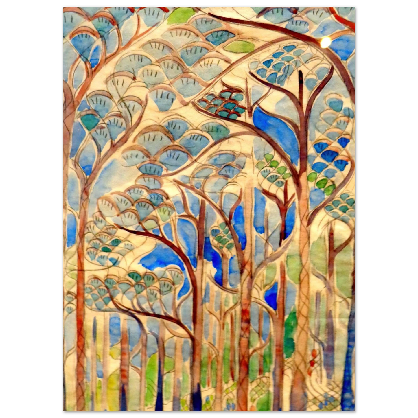 Walter Inglis Anderson - Walter Anderson Wall art - 25x60 cm / 10x24 inches - Fine Art Poster-canvas - -
