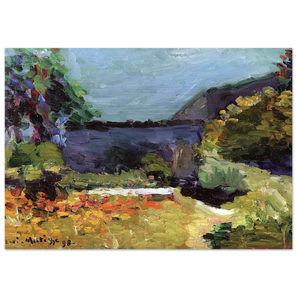 LANDSCAPE 1898 - Henri Matisse Brushed Aluminum Print - 70x100 cm / 28x40 inches | Henri Matisse Aluminum Print | Henri Matisse Prints