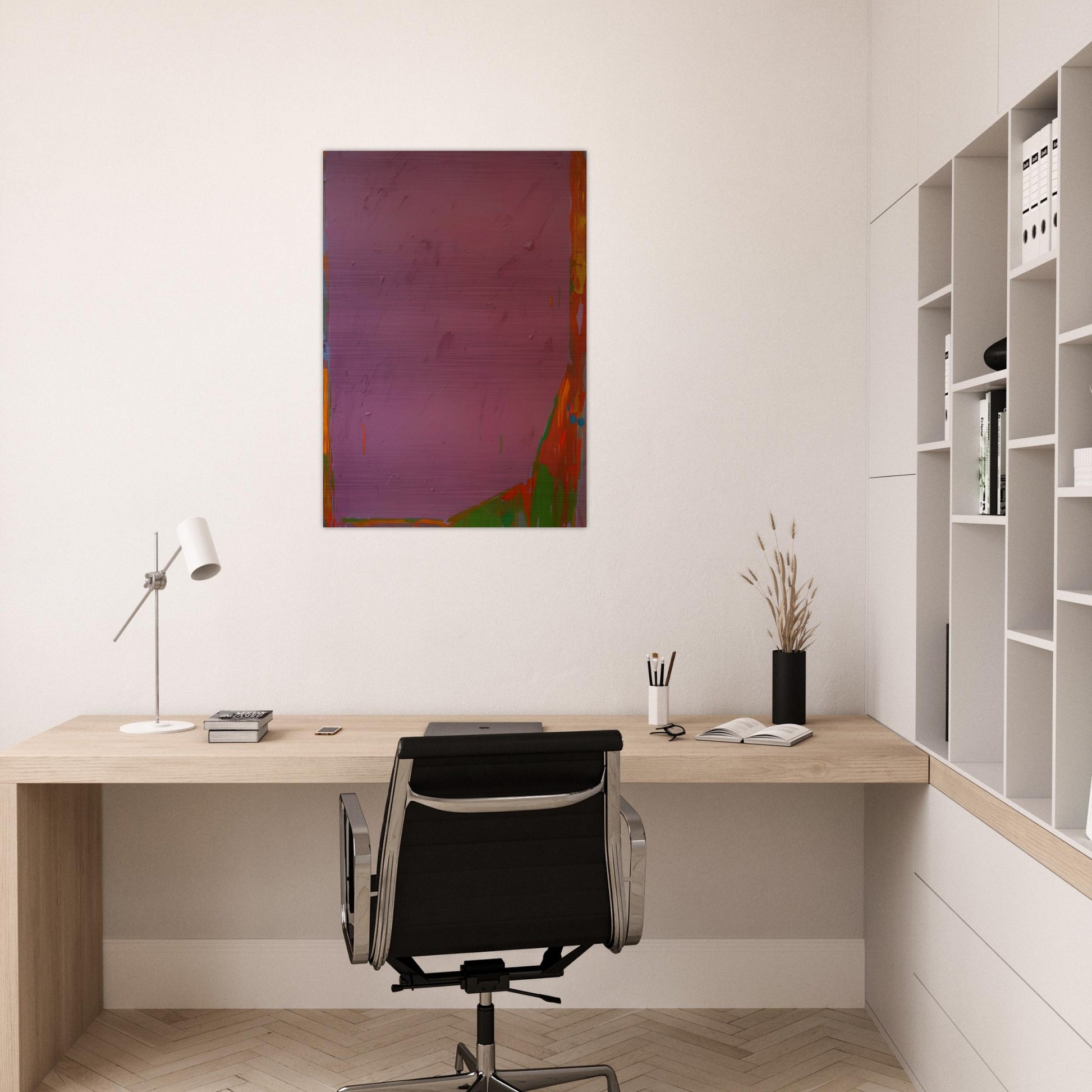 30.7.75 - 1975 - John Hoyland Brushed Aluminum Print - 70x100 cm / 28x40 inches | John Hoyland Aluminum Print | John Hoyland Prints