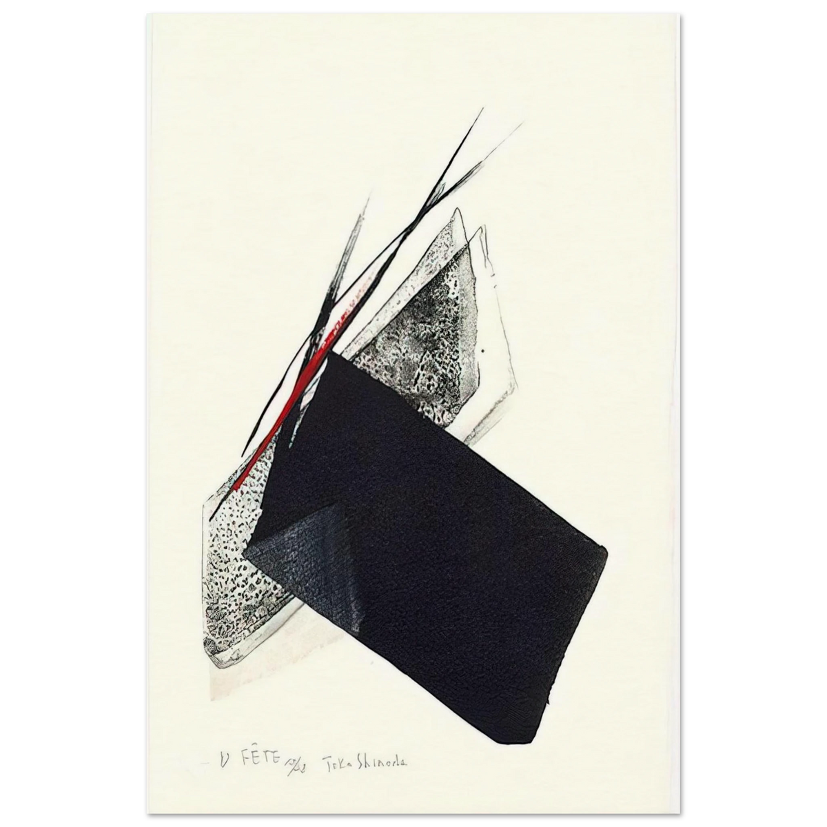 Fête - 1997 - Toko Shinoda Art Prints - 100x150 cm / 40x60″ inches | Toko Shinoda Poster | Toko Shinoda Prints
