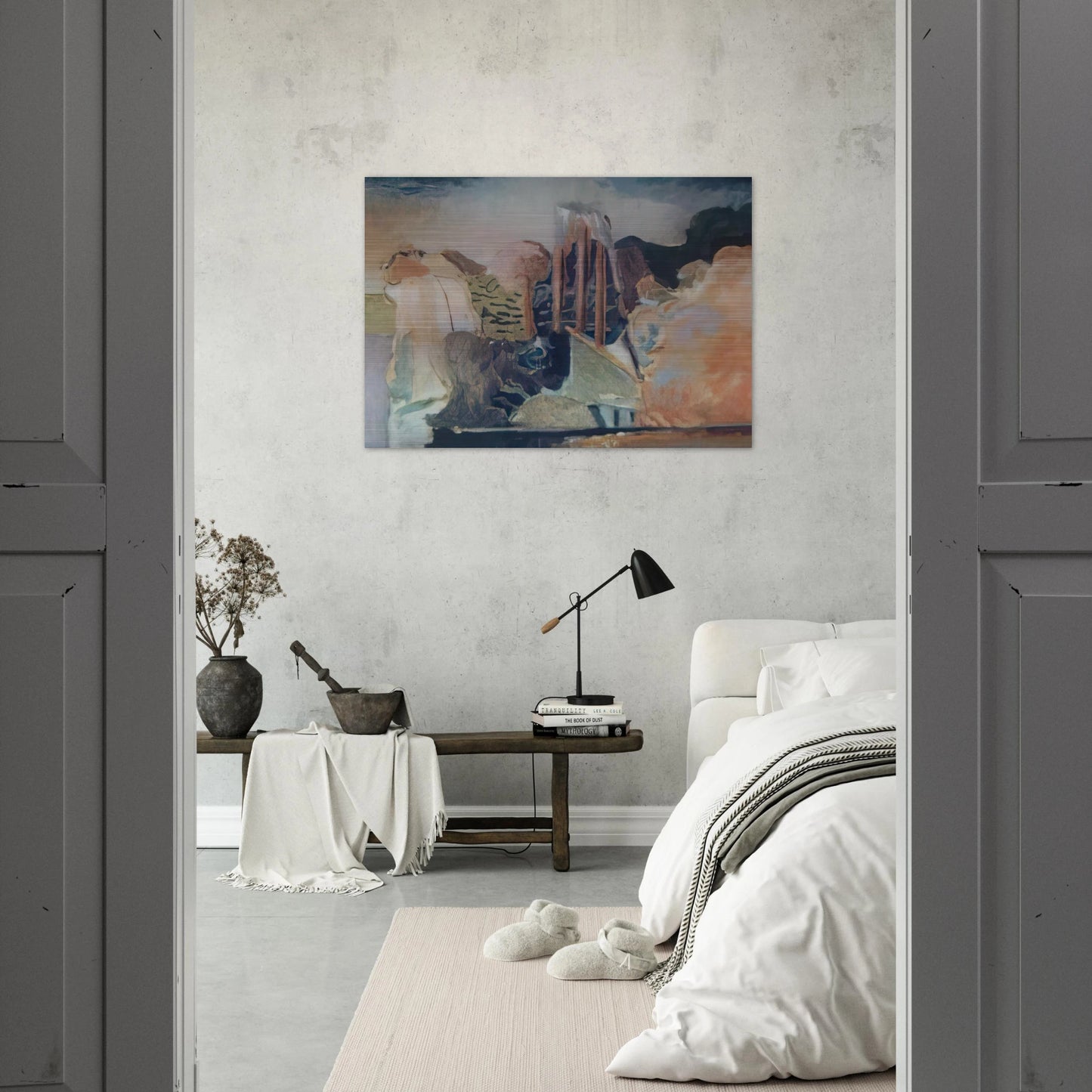 unknow ntitle - Lyrical Abstraction - Menez Brushed Aluminum Print - 70x100 cm / 28x40 inches | Menez Aluminum Print | Menez Prints