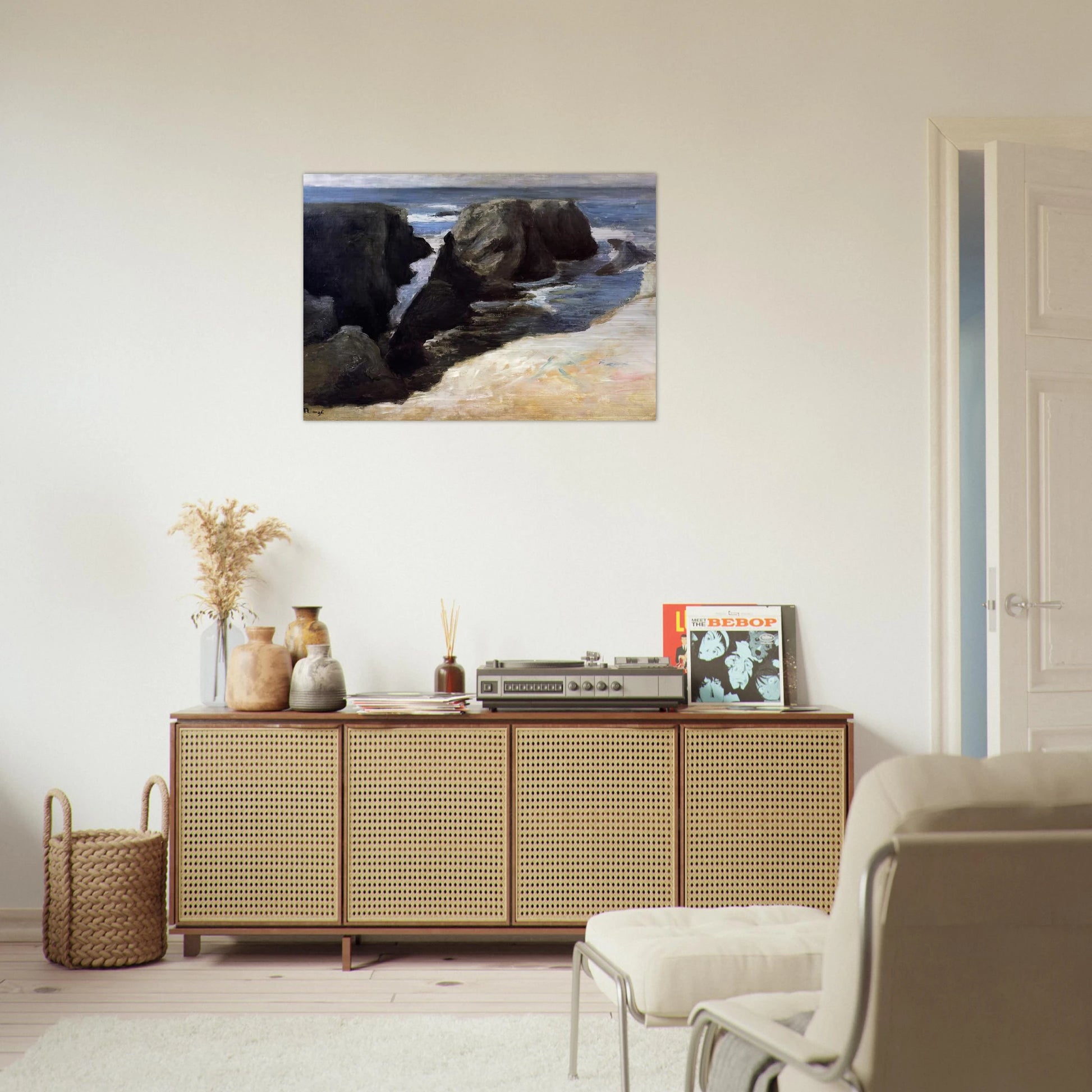 BELLE ILE 1896 0 - Henri Matisse Brushed Aluminum Print - 70x100 cm / 28x40 inches | Henri Matisse Aluminum Print | Henri Matisse Prints
