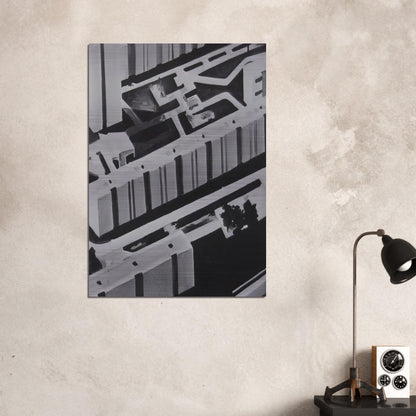 TOWNSCAPE SL 1969 0 - Gerhard Richter Brushed Aluminum Print - 70x100 cm / 28x40 inches | Gerhard Richter Aluminum Print | Gerhard Richter Prints