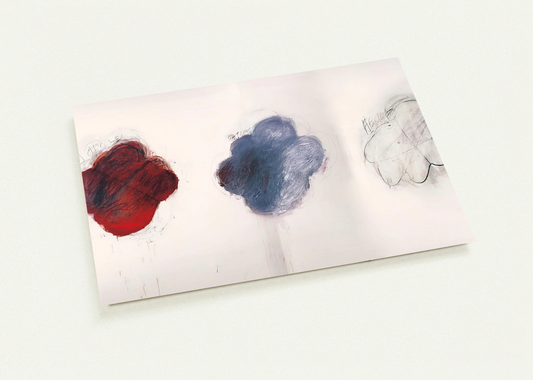 Fifty Days at Iliam. Shades of Achilles, Patroclus, and Hector By Cy Twombly Pack of 10 Post Cards | Cy Twombly Post Cards | A6 (10.5 x 14.8 cm) - 4.1 x 5.8 inches