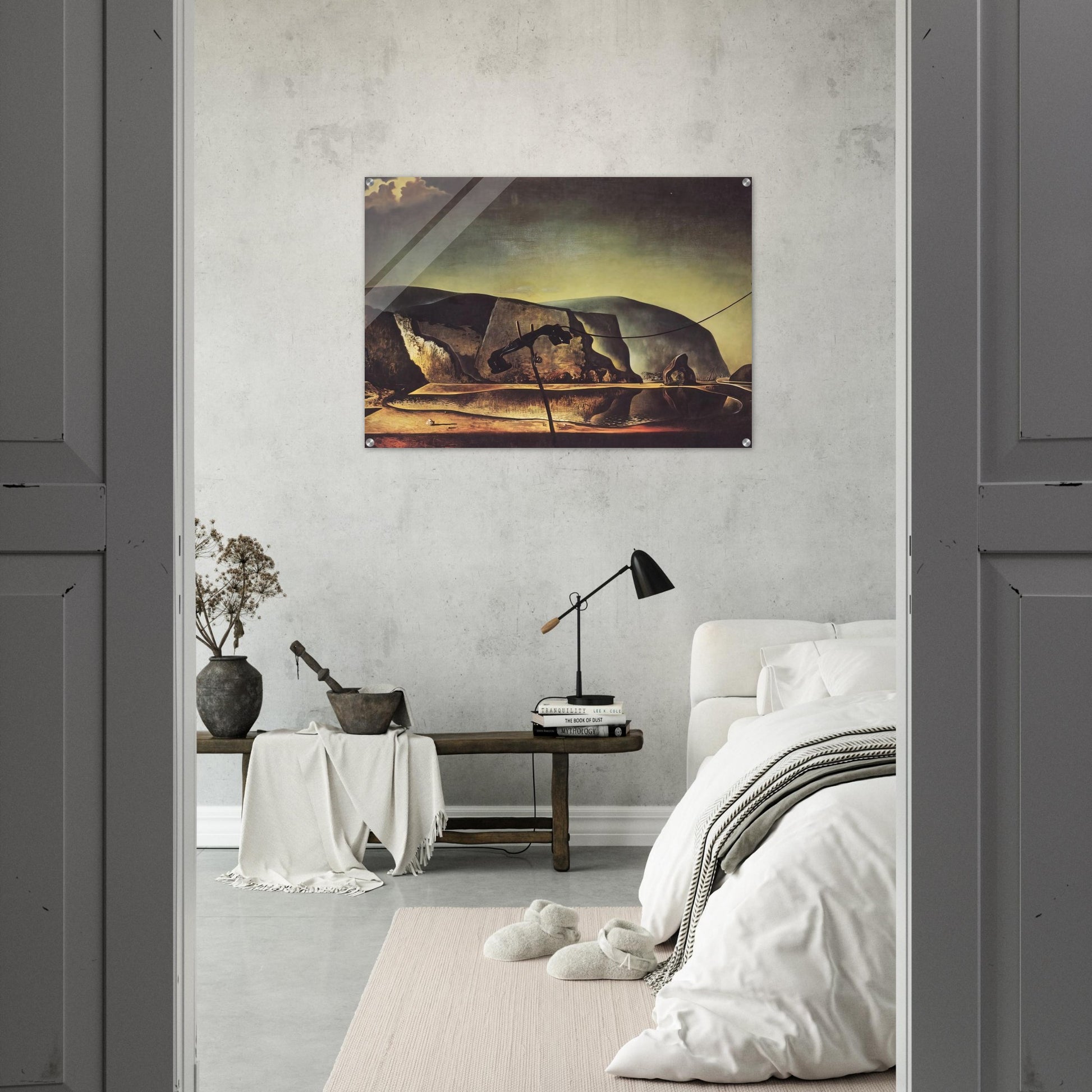 MOUNTAIN LAKE - Salvador Dali Acrylic Print - 70x100 cm / 28x40″ inches