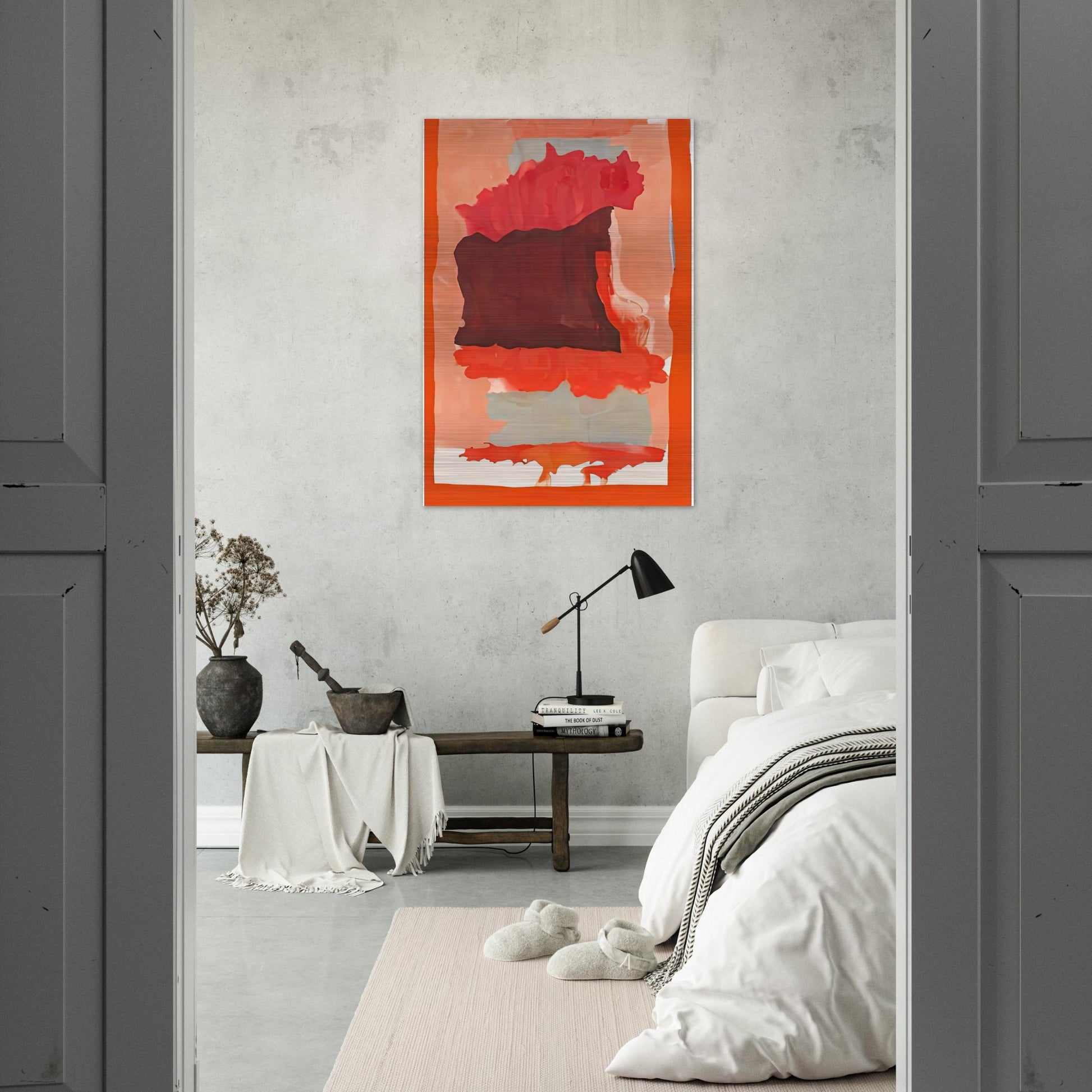 Cape Orange, 1964- - Helen Frankenthaler Brushed Aluminum Print - 70x100 cm / 28x40 inches | Helen Frankenthaler Aluminum Print | Helen Frankenthaler Prints