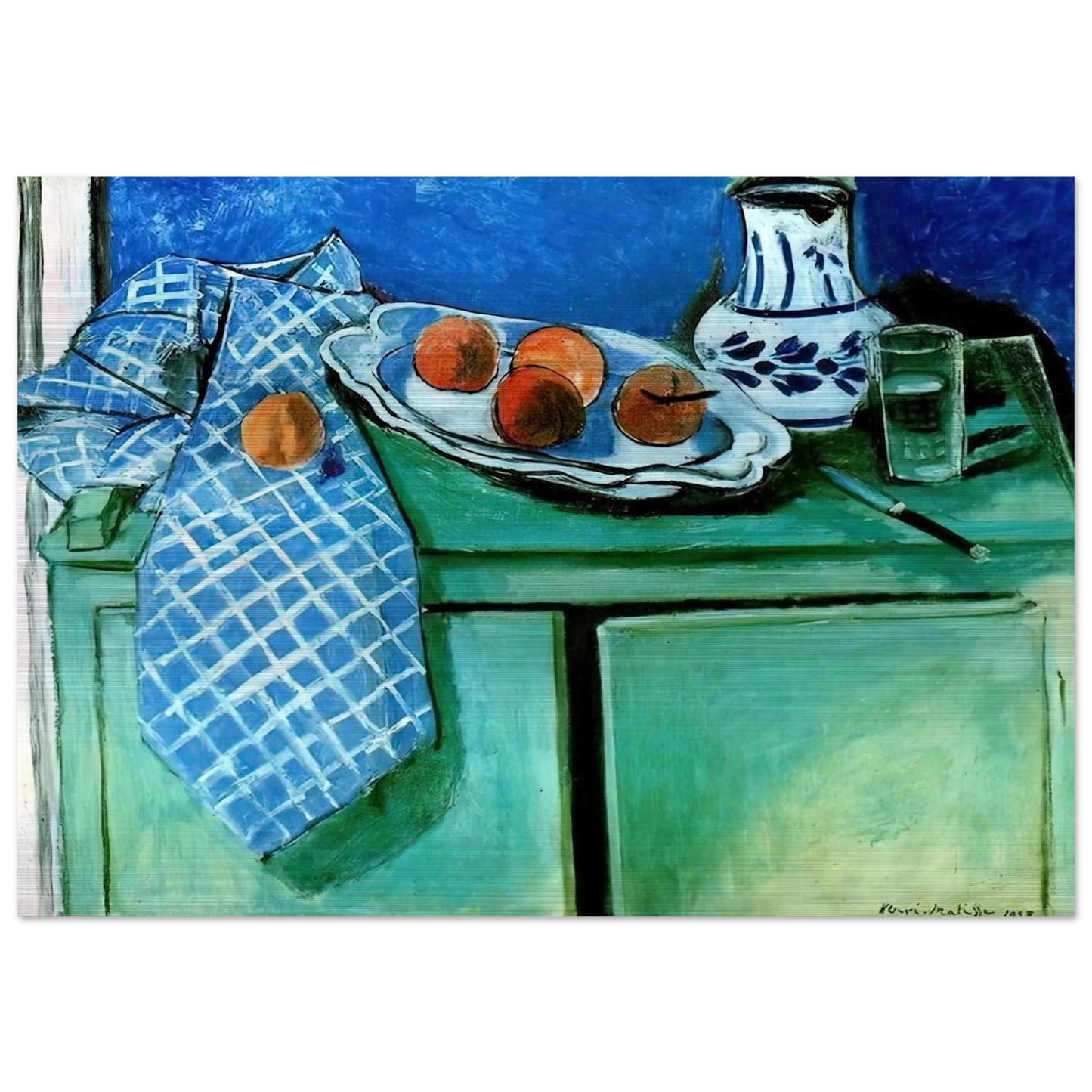 STILL LIFE 5 - Henri Matisse Brushed Aluminum Print - 70x100 cm / 28x40 inches | Henri Matisse Aluminum Print | Henri Matisse Prints