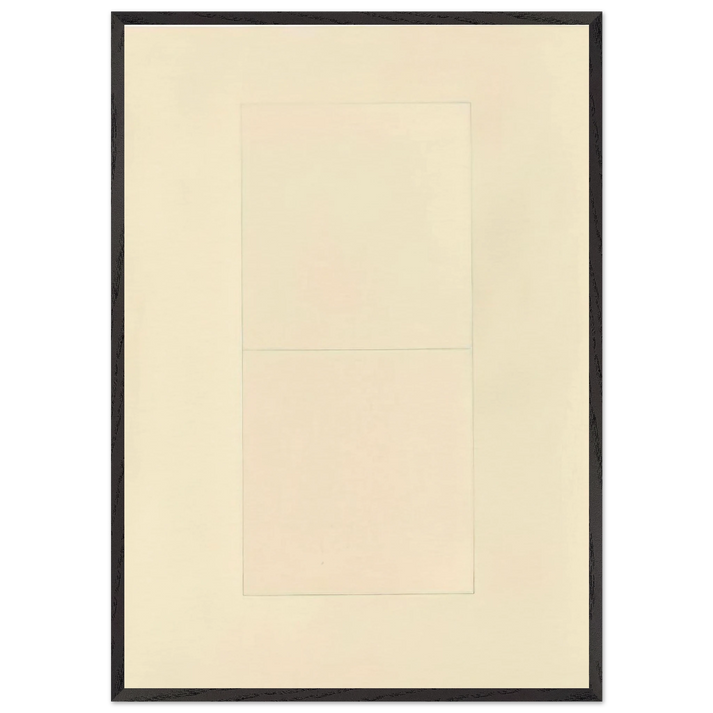 Untitled - 1971 N1 - Brice Marden 70x100 cm / 28x40 inches Framed Art Print – Black Wooden Frame
