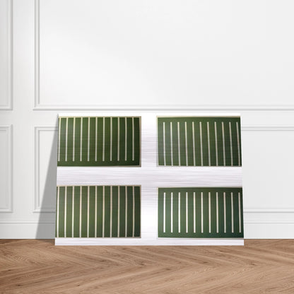Untitled #207-210 - 1991 - Donald Judd Brushed Aluminum Print - 70x100 cm / 28x40 inches | Donald Judd Aluminum Print | Donald Judd Prints
